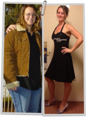 Smiling woman sharing her weight loss progress and improved energy
